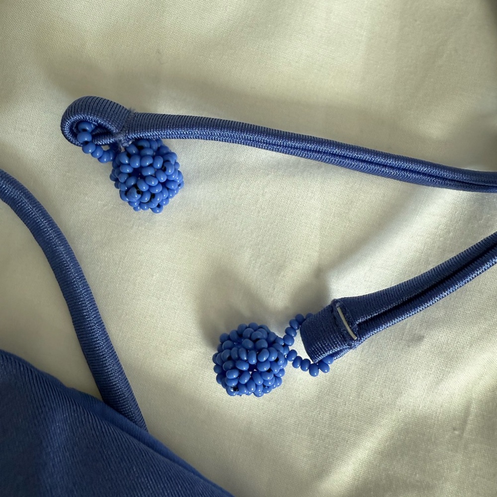 Maaji Blue and White Bikini with Unique Pattern - Picture 7 of 10